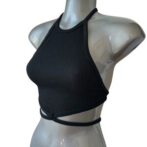 UO ribbed halter top
